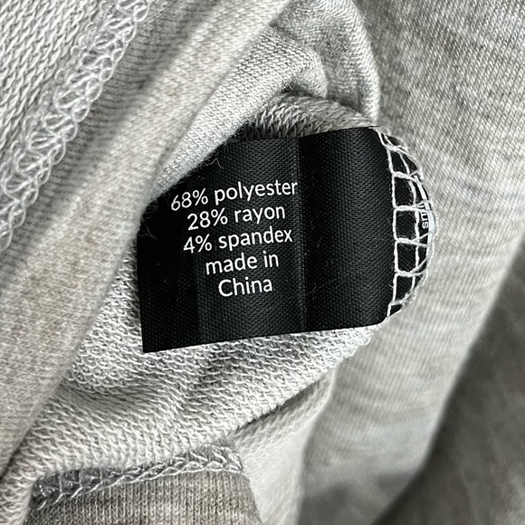 NWT Lane Bryant French Terry Pearl Sweater Dress Bell Sleeves in Grey Size 14/16 - Picture 10 of 10